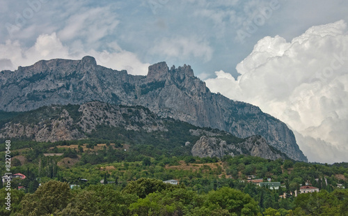 Crimea mountains. Dramatic ...