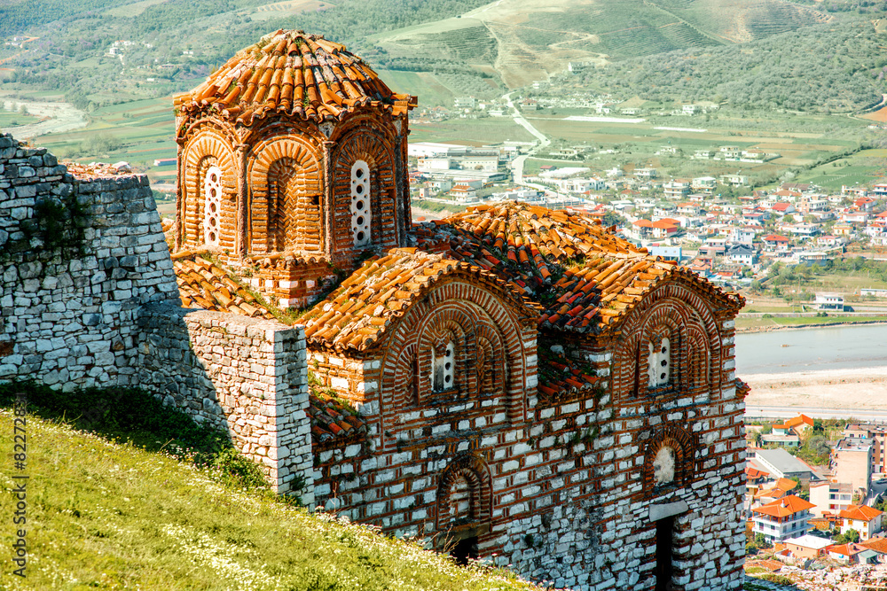 St. Theodores church in Berat - obrazy, fototapety, plakaty 