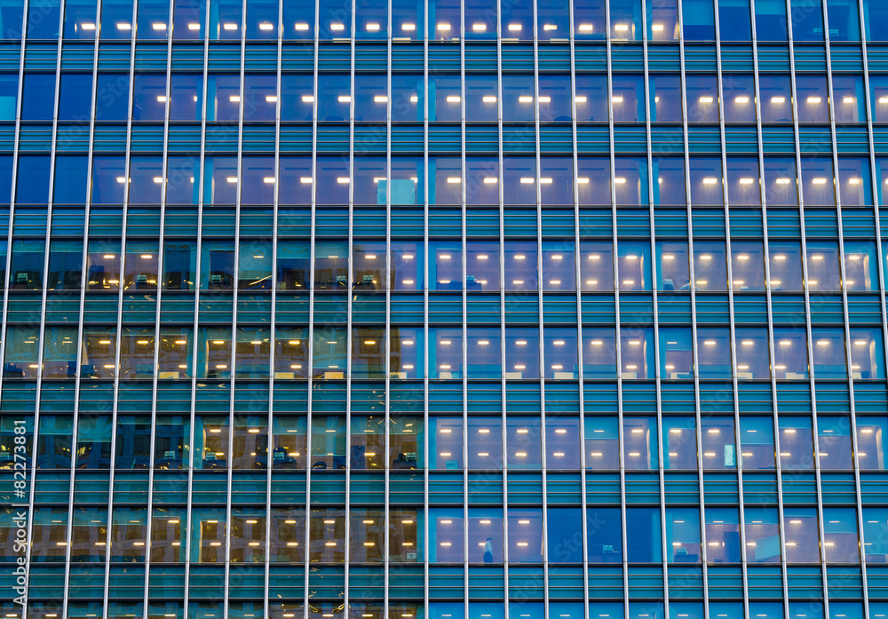 Office building background in Canary Wharf, London Office building background in Canary Wharf, London