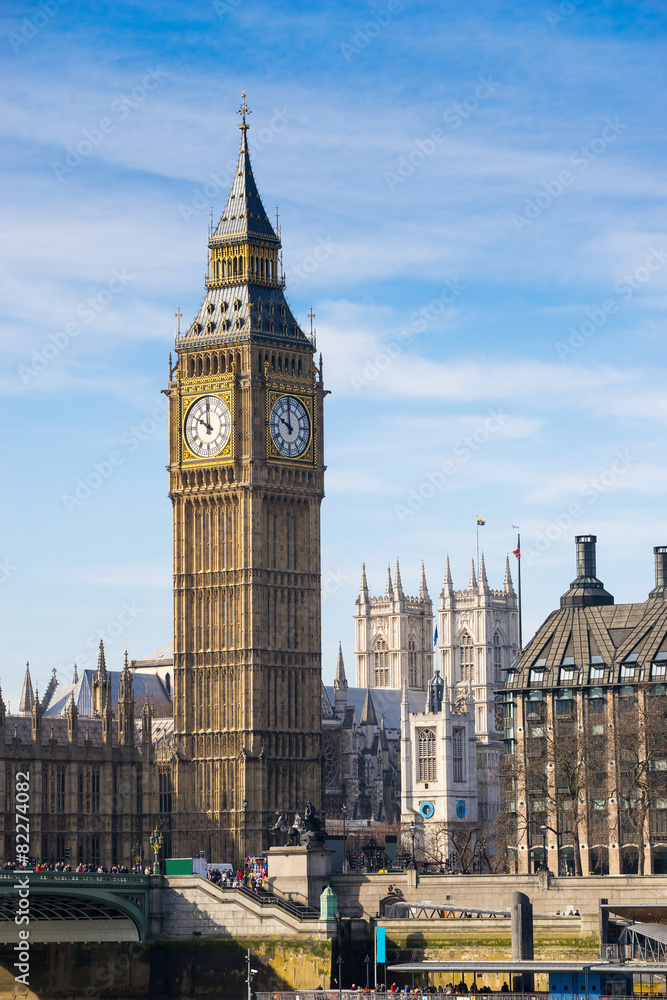 Obraz premium Big Ben, London, Westminster abby