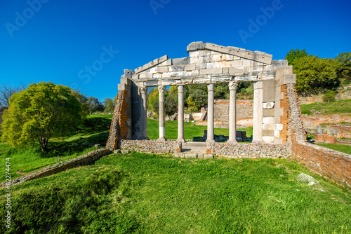 Temple ruins in Ancient Apollonia photo