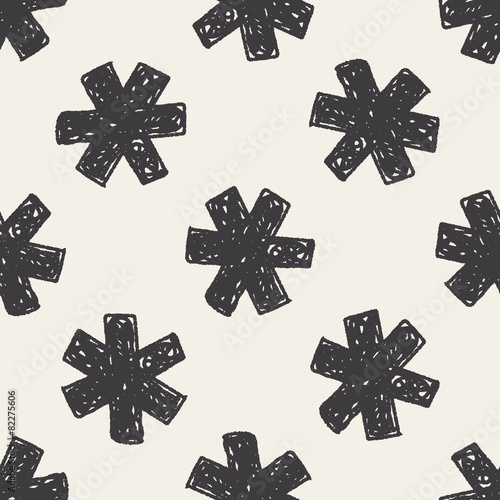 medical doodle seamless pattern background