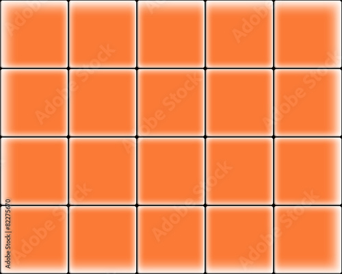 Orange wall tile © sakda2527