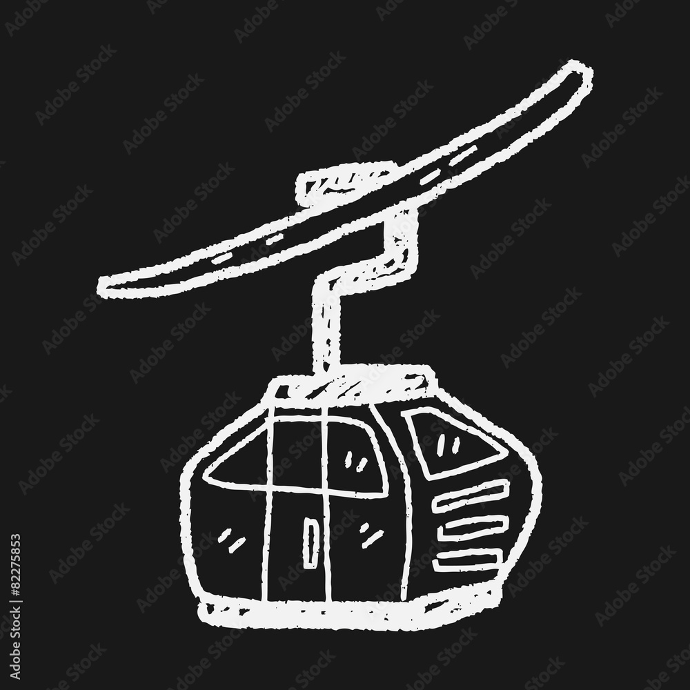 cable car doodle cable car doodle