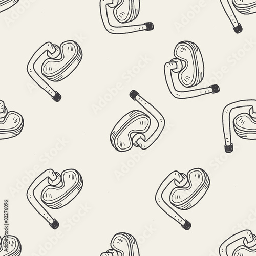 goggle doodle seamless pattern background