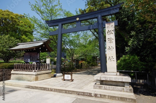 松陰神社の鳥居