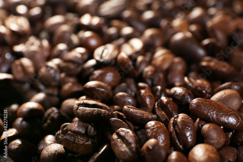 Coffee beans  closeup