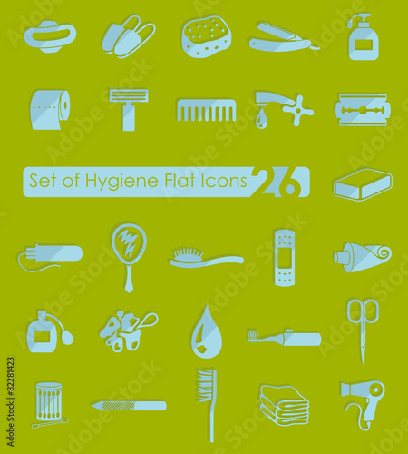 Set of hygiene icons