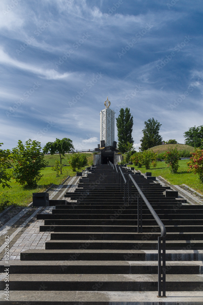Monument to victims of Holodomor in Kiev, Ukraine