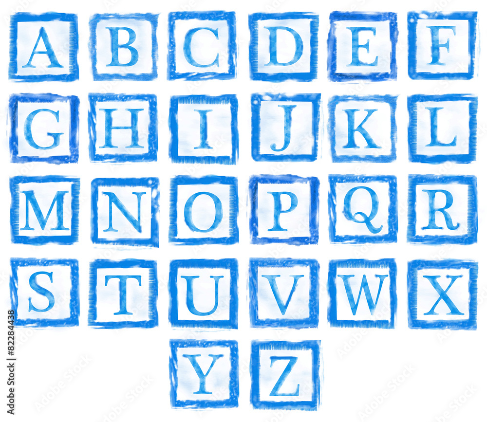 alphabet metal stamp letters