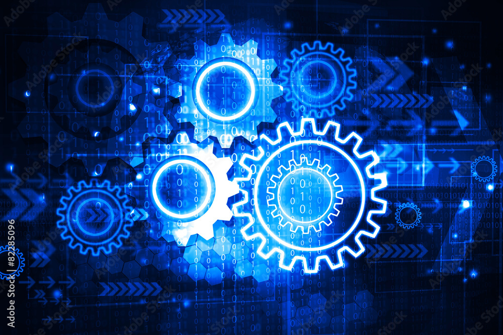Cog wheel background .. Cog wheel background ..