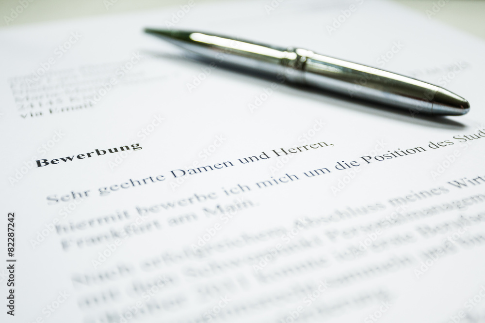 Bewerbung Bewerbung