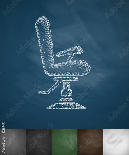 barber chair icon