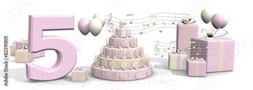 Muziek cadeaus - feestje voor meisje van vijf