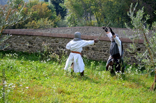 medieval seeking man living during a long war