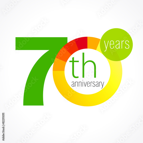 70 anniversary chart logo
