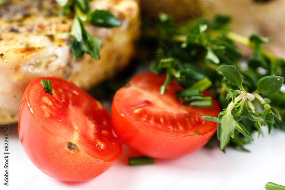 Food Background with Fresh Vegetables Food Background with Fresh Vegetables