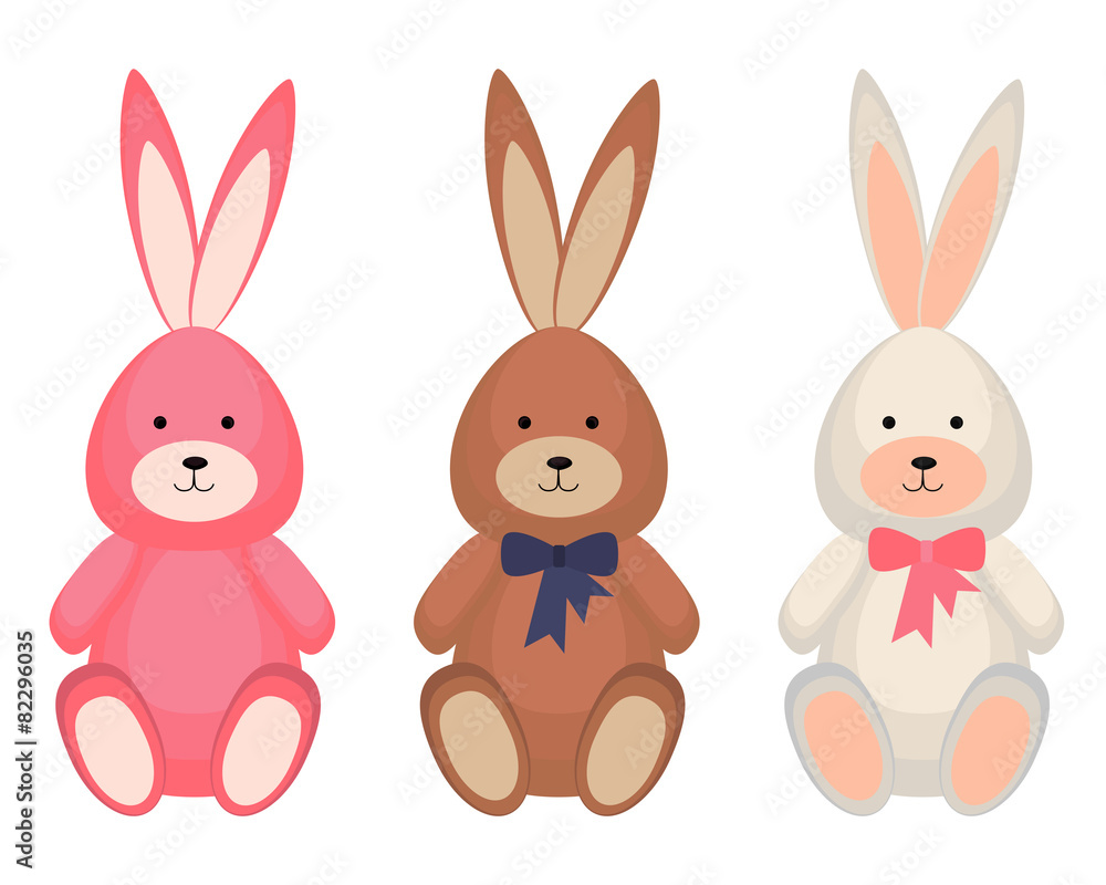 Toy rabbit set Toy rabbit set
