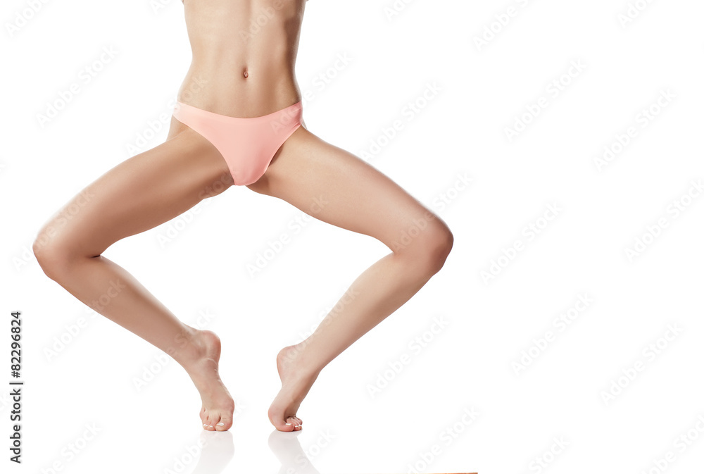 wide open pretty woman's legs Photos | Adobe Stock