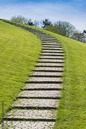treppe bergauf