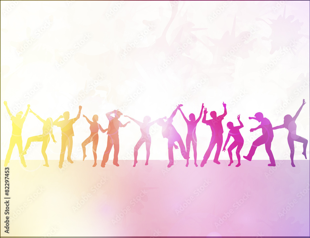 dancing people silhouettes dancing people silhouettes