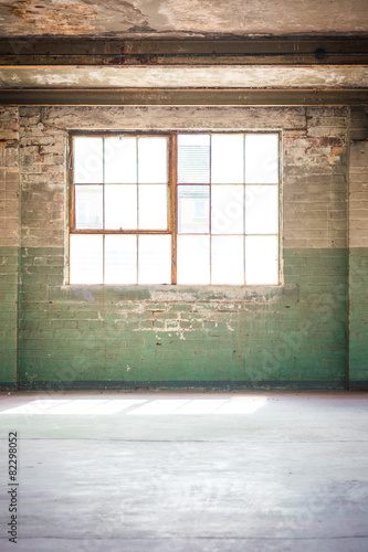 Empty warehouse office or commercial area  industrial background