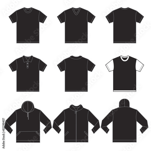 Black Shirts Template