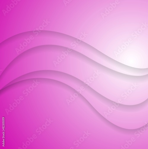 Abstract pink wavy background