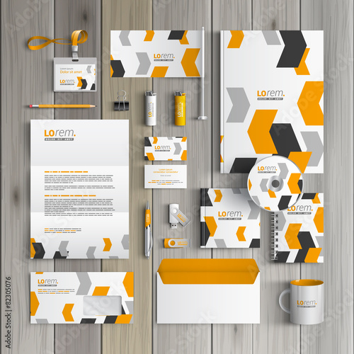 Stationery template design