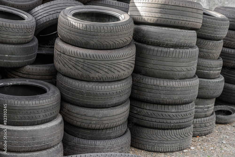 old tires in a landfill old tires in a landfill
