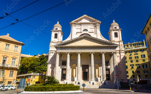 Basilica of Santissima Annunziata del Vastato in Genoa - Italy photo