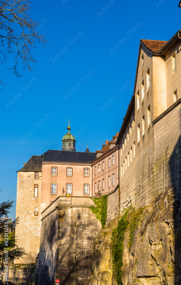 View of the Castle of Montbeliard - France