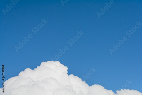 Texture of clouds on blu sky