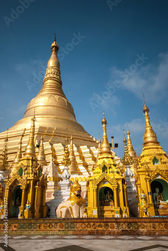 The Shwedagon Pagoda  Yangon  Myanmar