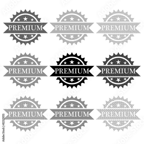 Premium badge. vector