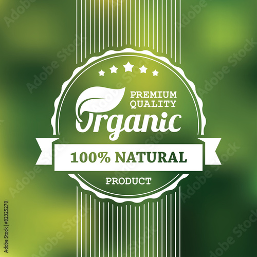 Organic product banner