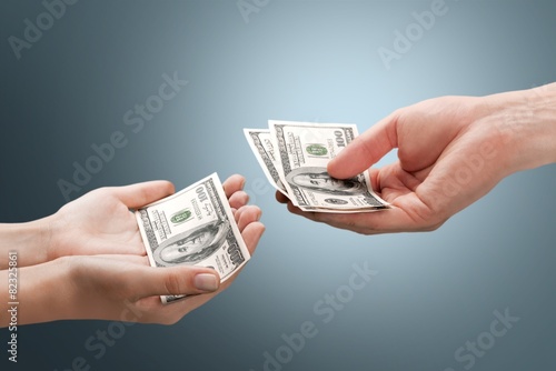 Quadro su tela Allowance. Allowance or Alimony