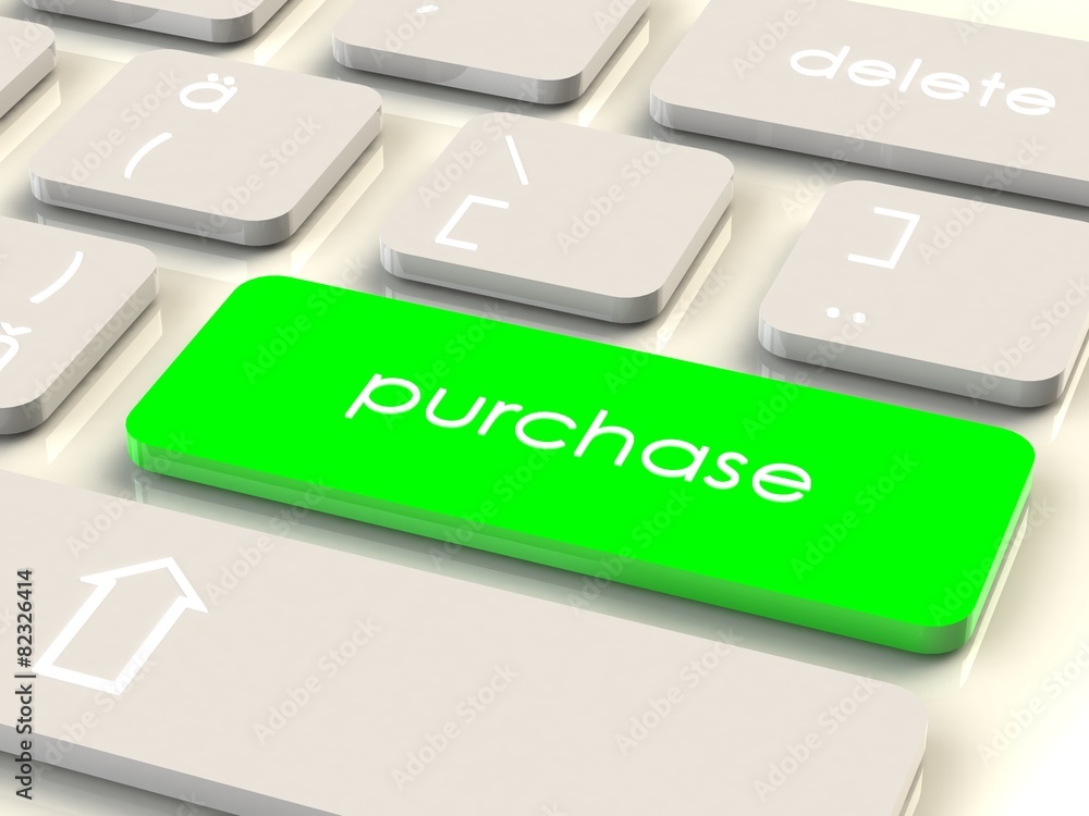 Fototapeta premium e-shop keyboard