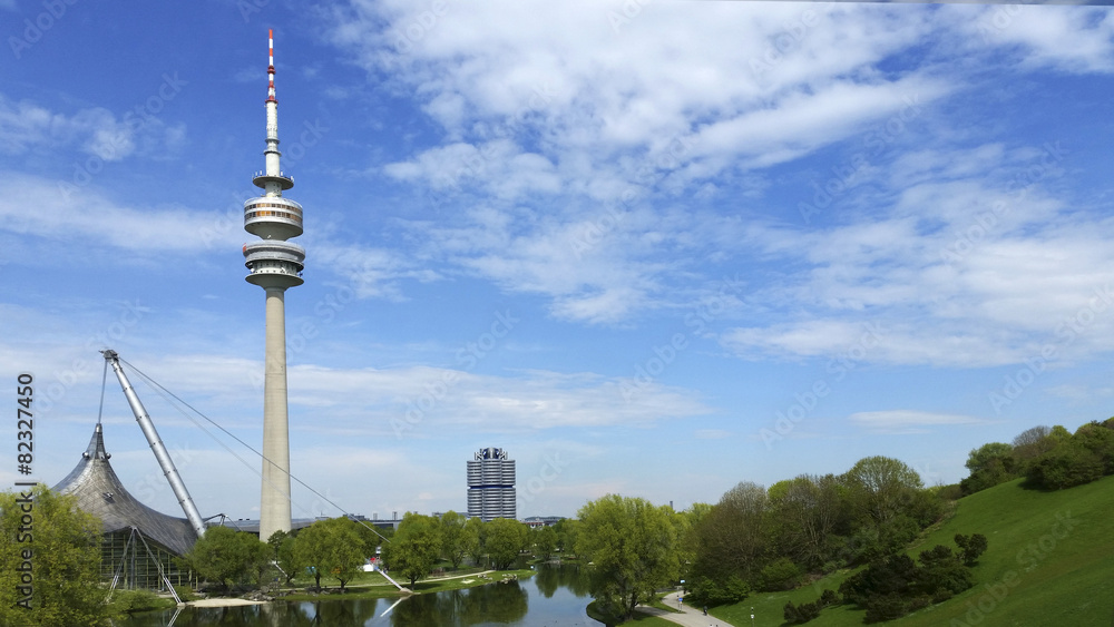 Fototapeta premium Olympic park in Munich