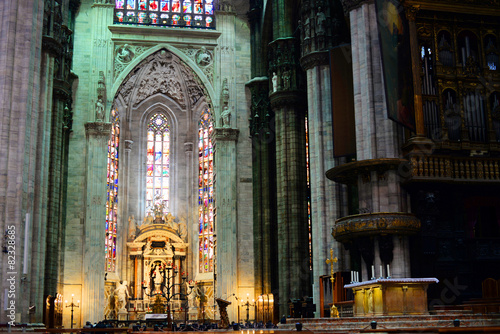 Interior of Duomo di Milano 