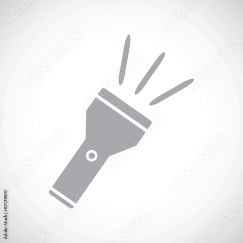Flashlight black icon