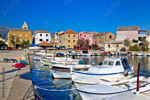 Pictoresque colorful Dalmatian village of Vinjerac