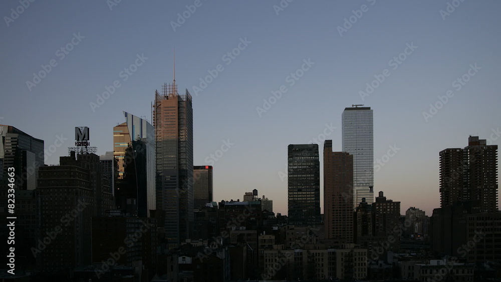 Time lapsed cityscape going from night to day Time lapsed cityscape going from night to day