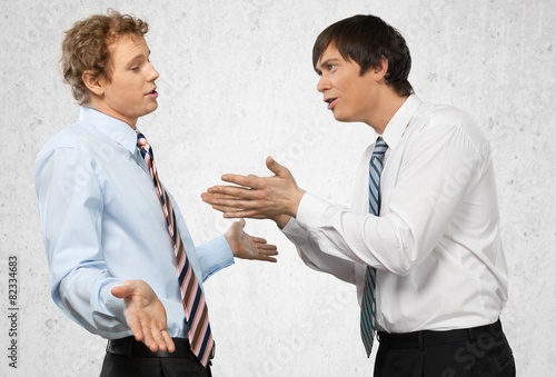 Arguing. Business disagreement photo