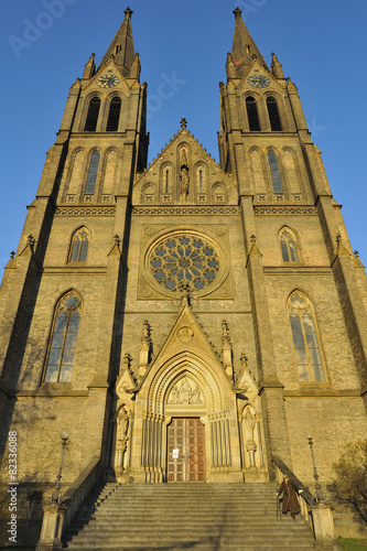 Foto Praga quartiere Vinohrady chiesa Santa Ludmilla