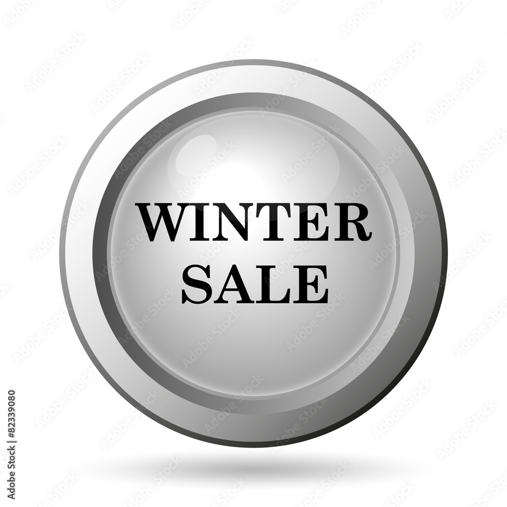 Winter sale icon