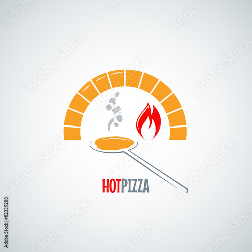 pizza oven hot background