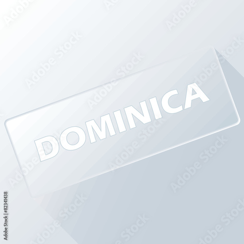 Dominica unique button