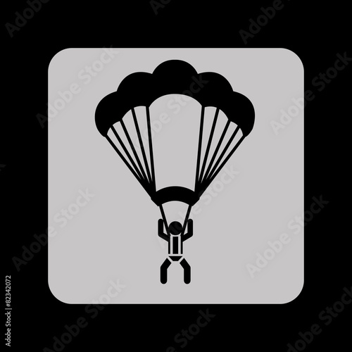 parachute silhouette