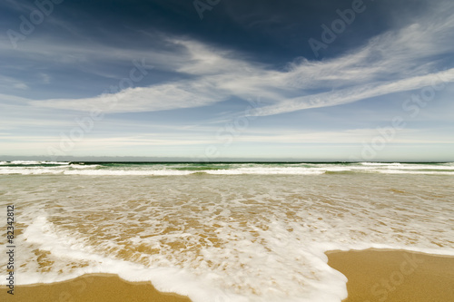 beach in Coast of death , Razo , Galicia, Spain